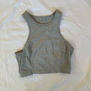 Outdoor Voices grey High Neck Sports Bra / Crop Top size XS